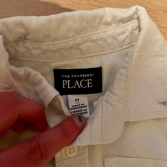 3T Boys Long Sleeve Button Down Shirt Lot -GAP, Old Navy, Children’s Pl, Smocked - Picture 8 of 9